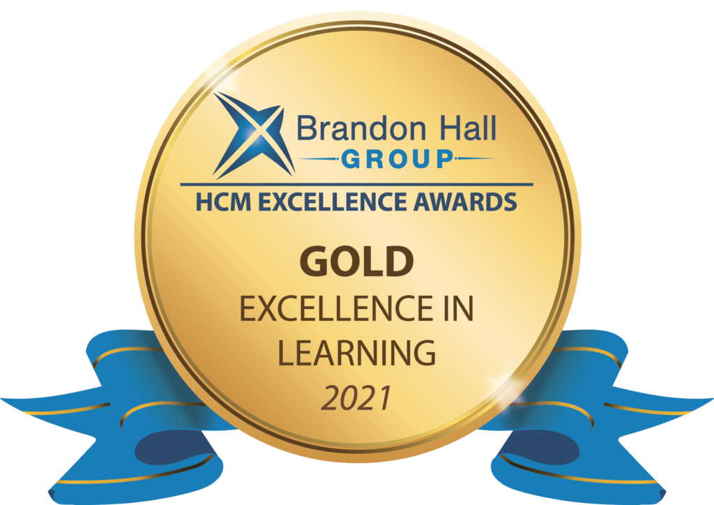 Abilitie awarded Gold 2021 Best Use of Blended Learning by Brandon Hall Group